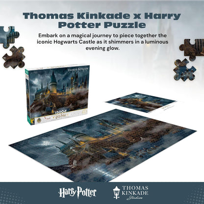Ceaco - Thomas Kinkade Harry Potter - Hagwart's Castle - 1500 Piece Puzzle