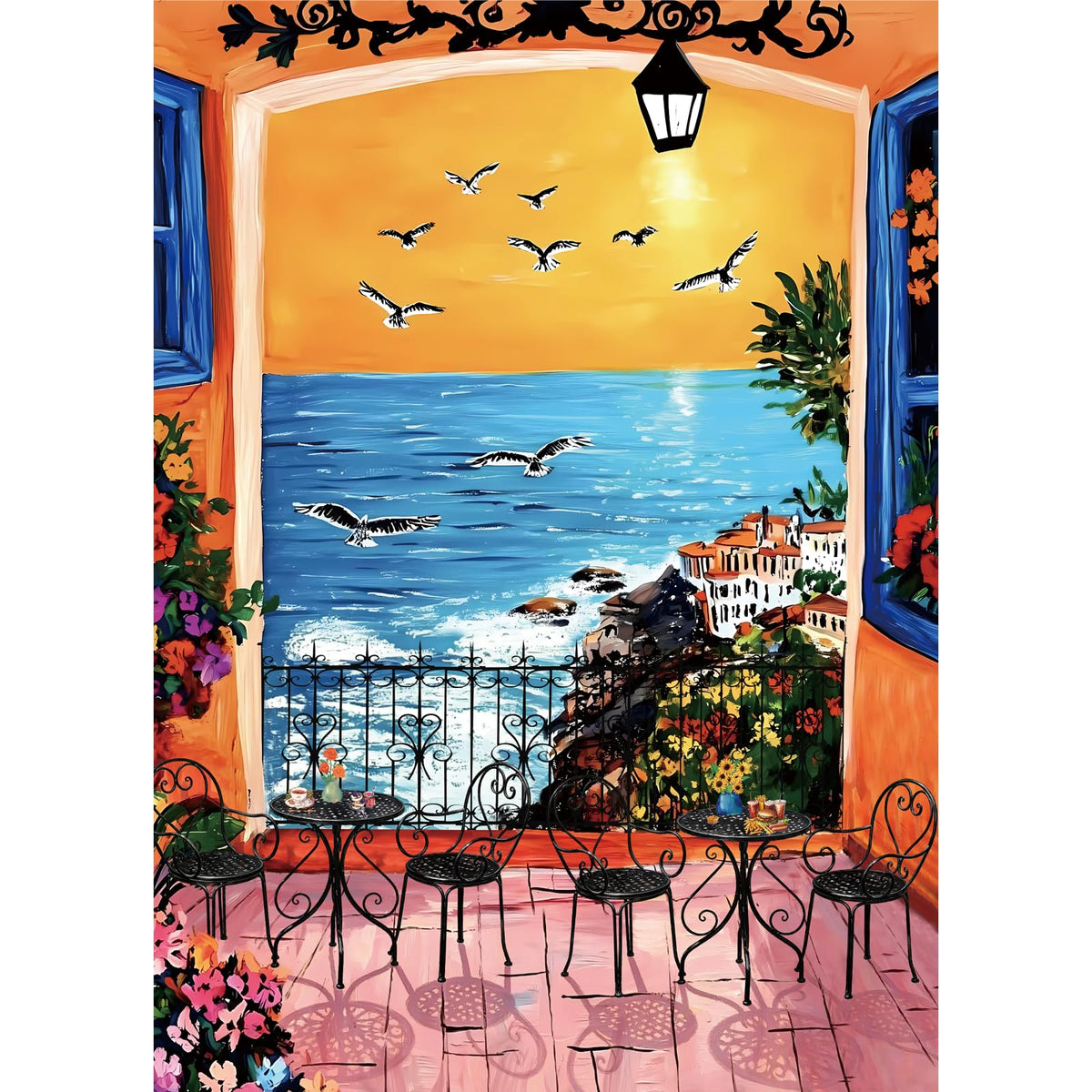 HUADADA Puzzles for Adults 1000 Pieces-Rabbit House Puzzles