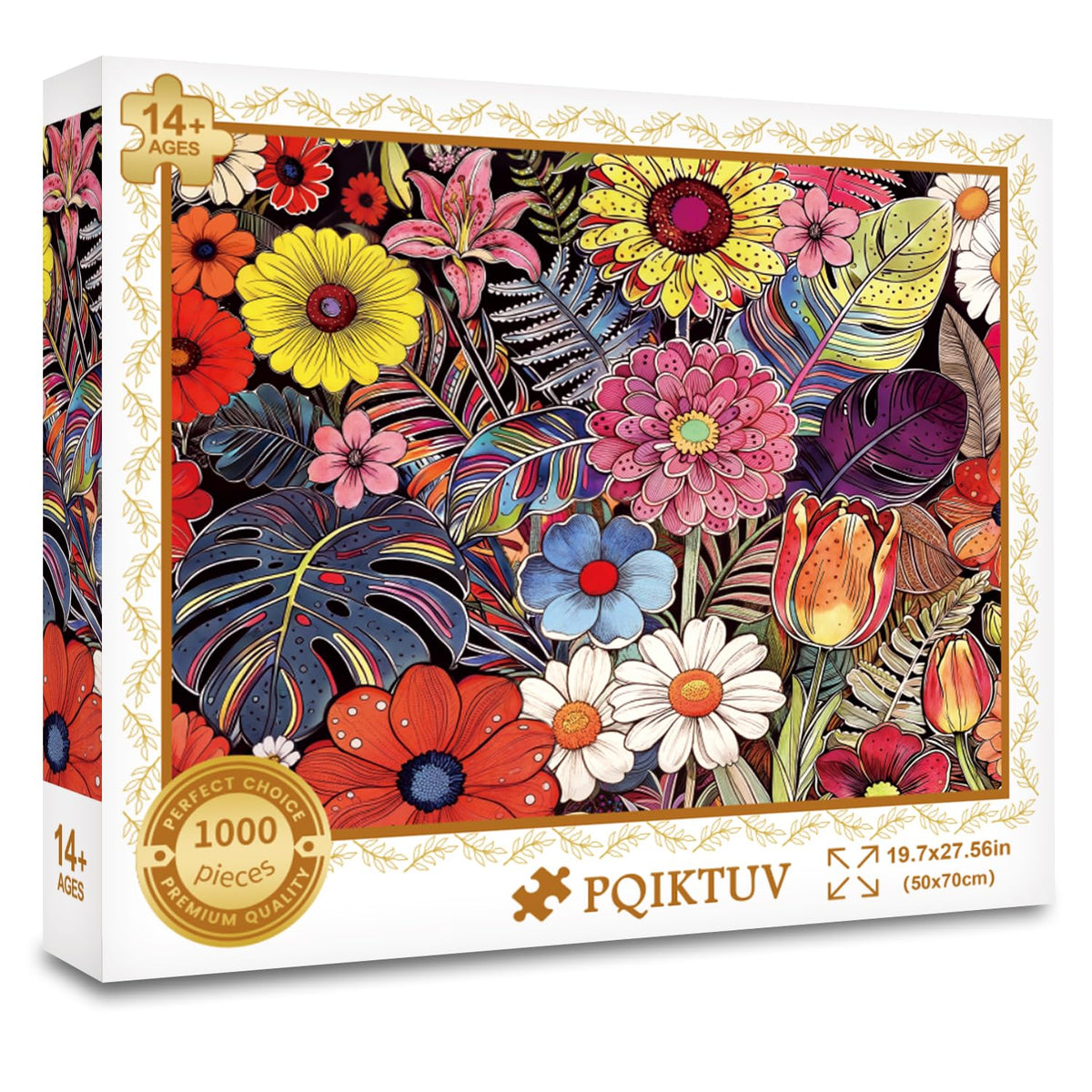 1024 Piece Puzzle for Adults, Four Seasons Window View