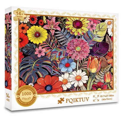 1024 Piece Puzzle for Adults, Four Seasons Window View