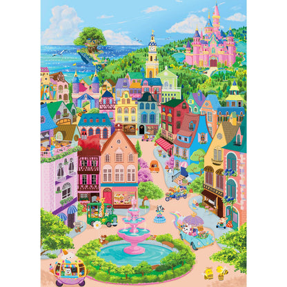 1000 Piece Puzzle for Adults, Flower House Jigsaw Puzzle, Family Puzzles Game, Interlock Perfectly No Dust, Home Decoration Puzzle, Gifts for Parents