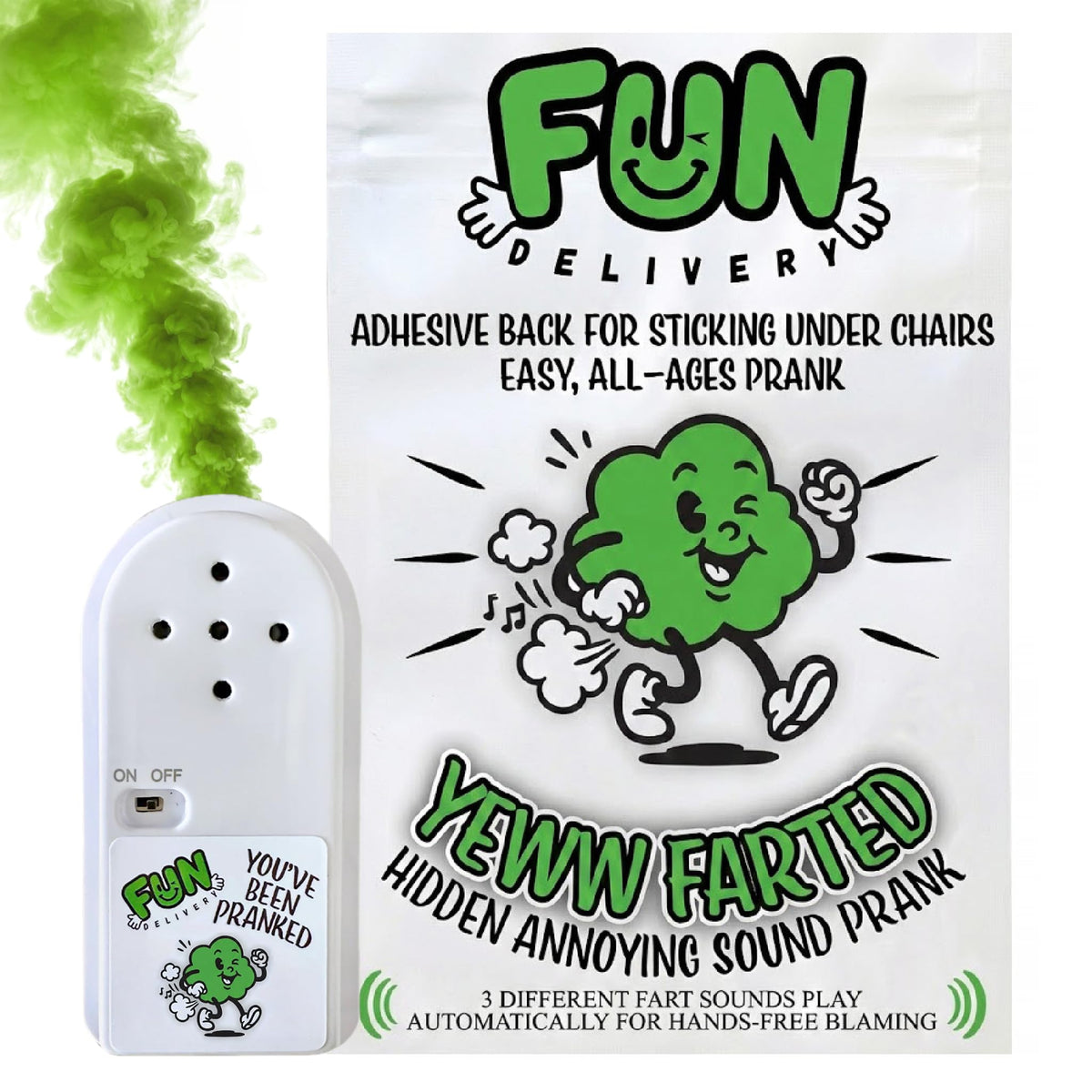 Frickin' Cricket Hidden Noise Maker Sound Device Prank, Funny Chirp Gag