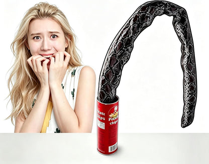 Cooplay Popup Snake in a Popcorn Can Prank, Halloween Fools Day Party Magic Trick Joke Gadget Fun Prank Gag Friend Christmas Toy