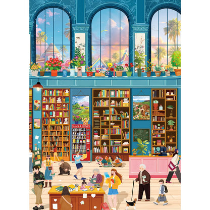 HUADADA Puzzles for Adults 1000 Pieces-Rabbit House Puzzles
