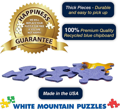 White Mountain 1000 Piece Jigsaw Puzzle Adults Fun Vintage, Did You Know