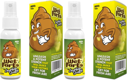 Laughing Smith - Wet Farts - Potent Stink Spray - Extra Strong Stink - Hilarious Gag Gifts & Pranks for Adults or Kids - Prank Stink Stuff - Non Toxic - Smells Like Really 'Bad' Gas