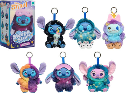 HAPPY HAUL Disney Stitch Sleepy Stars Vinyl Plush Clip-on Surprise Toy