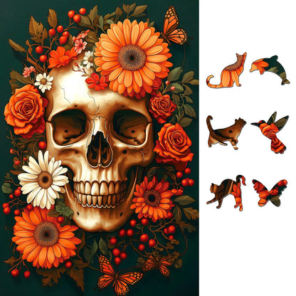 Halloween Haunted House 1000 Piece Jigsaw Puzzle for Adults Spooky Ghosts & Pumpkins Gothic Mansion Challenging 1000-Piece Puzzle with Poster - Fun Adult Puzzle Game for Game Night (27"x20")