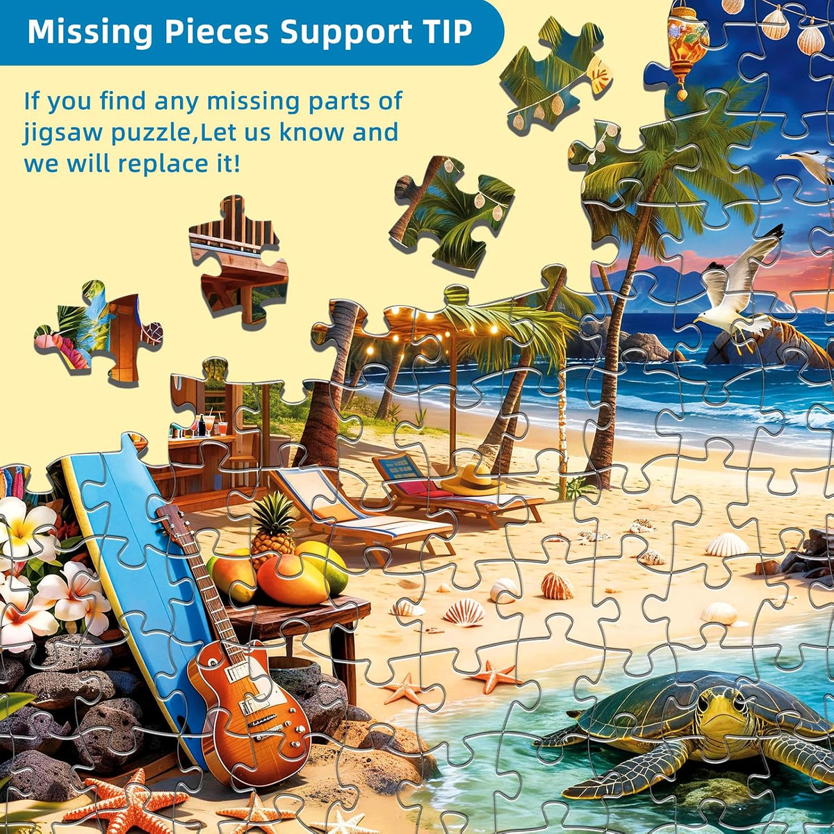 Beach House Puzzles for Adults 1000 Pieces