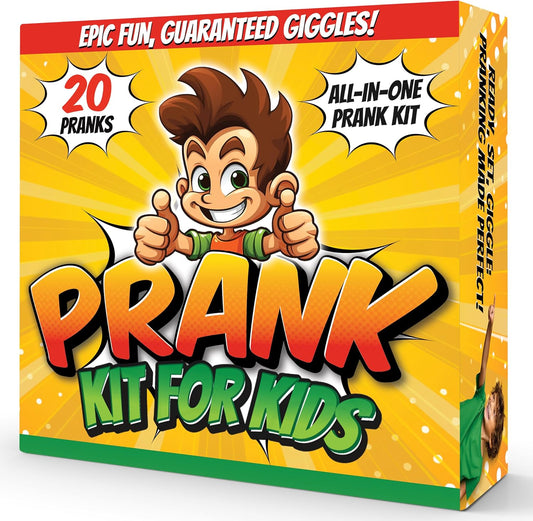 BLOONSY Prank Kit for Kids, 20 Ultimate Practical Jokes and Prank Toys