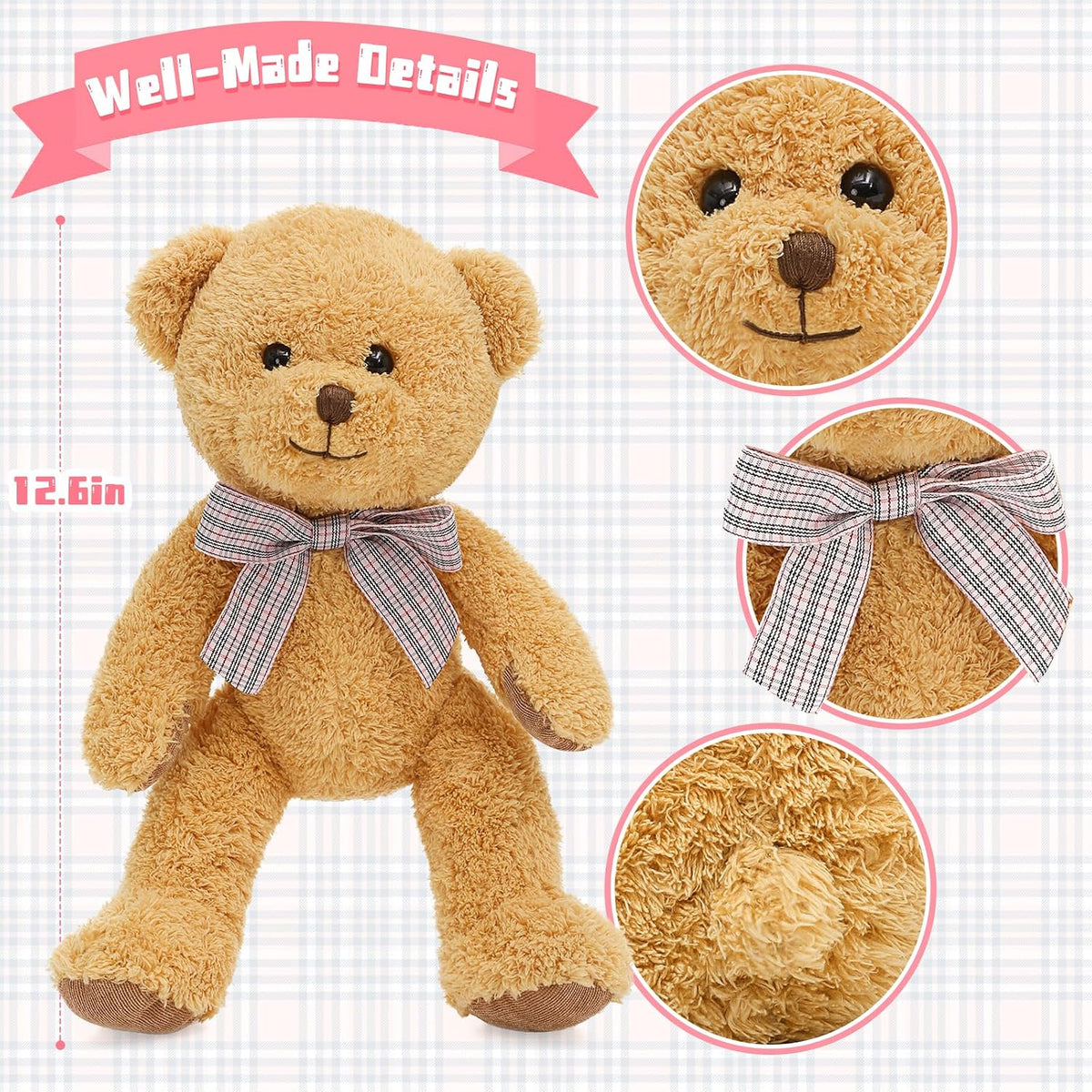 MaoGoLan 5 Pack Stuffed Animals Bulk Plush Toys Assortment Kids Girl Gifts