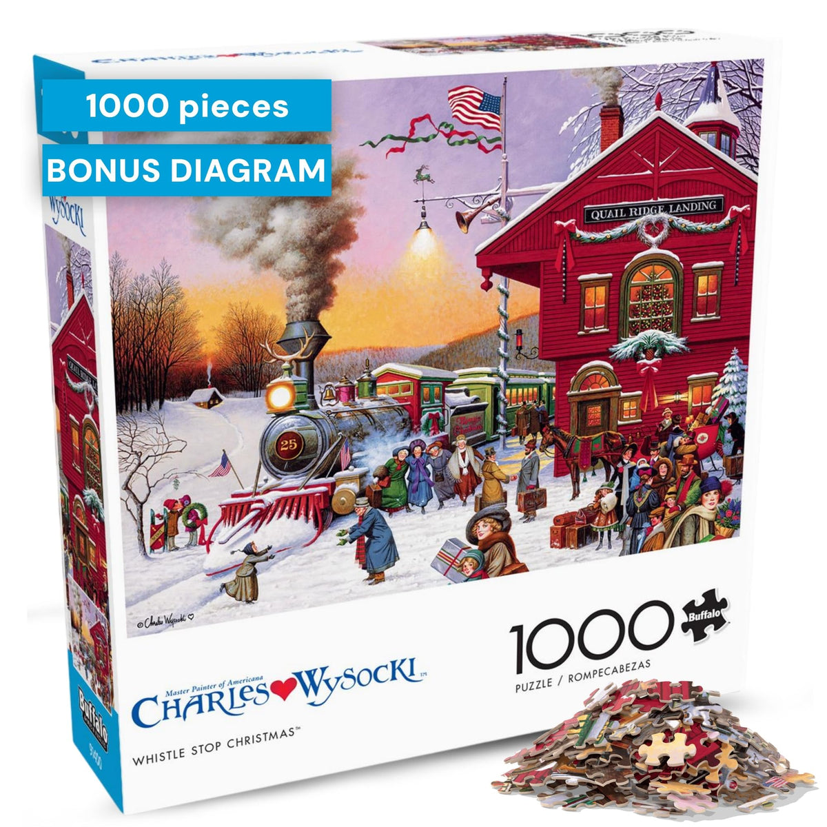 Buffalo Games - Charles Wysocki Know It All - 1000 Piece Puzzle for Adults