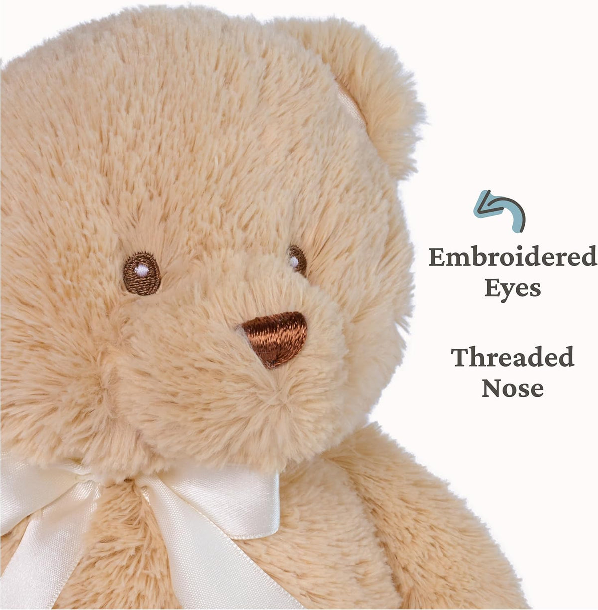 GUND My First Teddy Bear 10-Inch Tan Stuffed Animal for Ages 0+