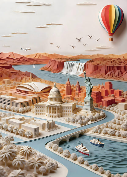Riverside Terrace 1000 Piece Jigsaw Puzzle for Adults