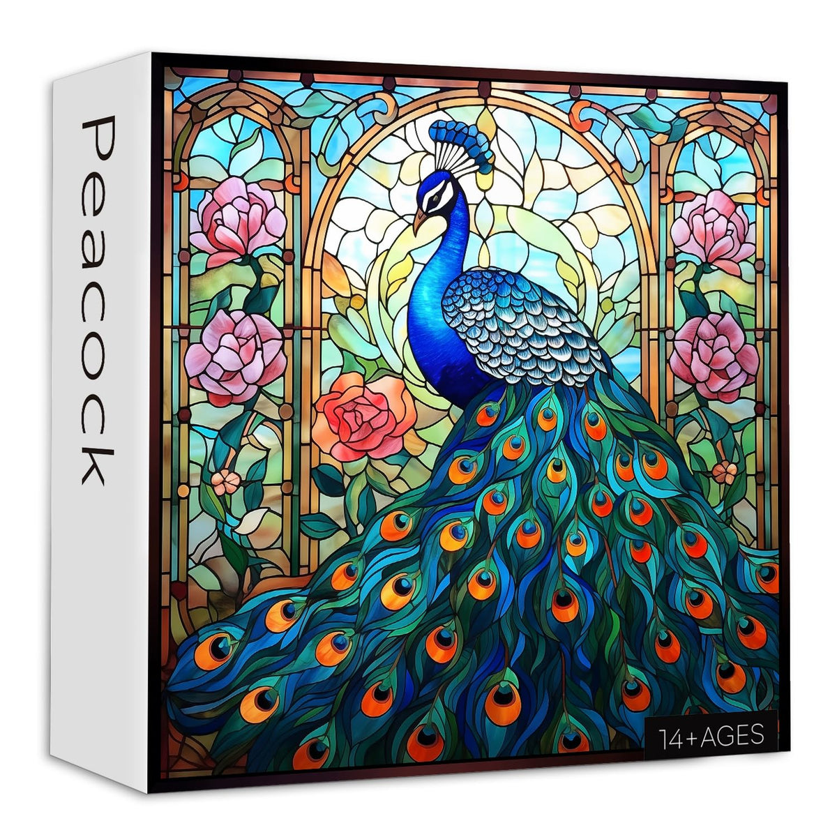 Yin Yang Owl Puzzle for Adults 1000 Pieces，Black and White Puzzles Owl Flowers, Impossible Difficult Hard Bird Jigsaw Puzzle, Animal Floral Art Challenge Puzzle Aesthetic