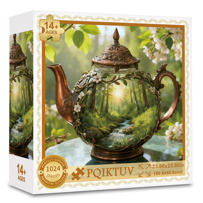 1024 Piece Puzzle for Adults, Four Seasons Window View