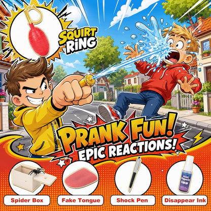 Prank Kit for Kids, 20 Ultimate Practical Joke & Gag Toys,Funny Prank Stuff