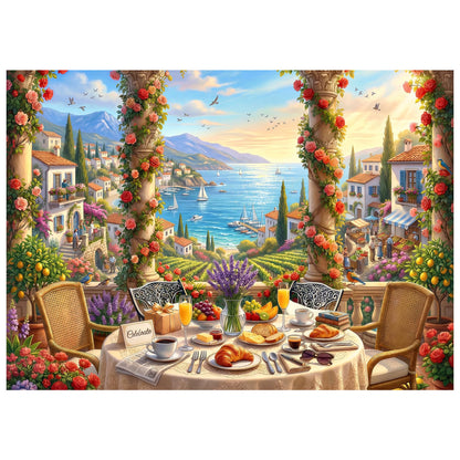 Cozy Flower Shop Puzzles for Adults 1000 Pieces,Cardboard 27.5x19.6in
