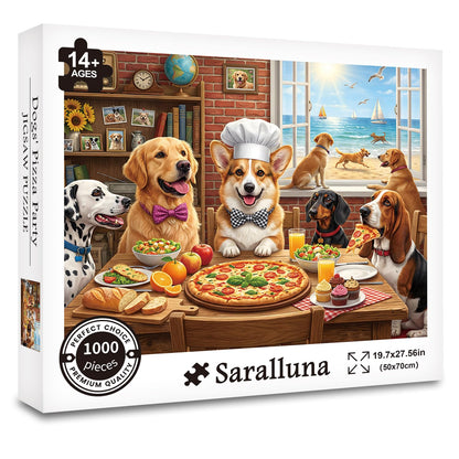 Riverside Terrace 1000 Piece Jigsaw Puzzle for Adults