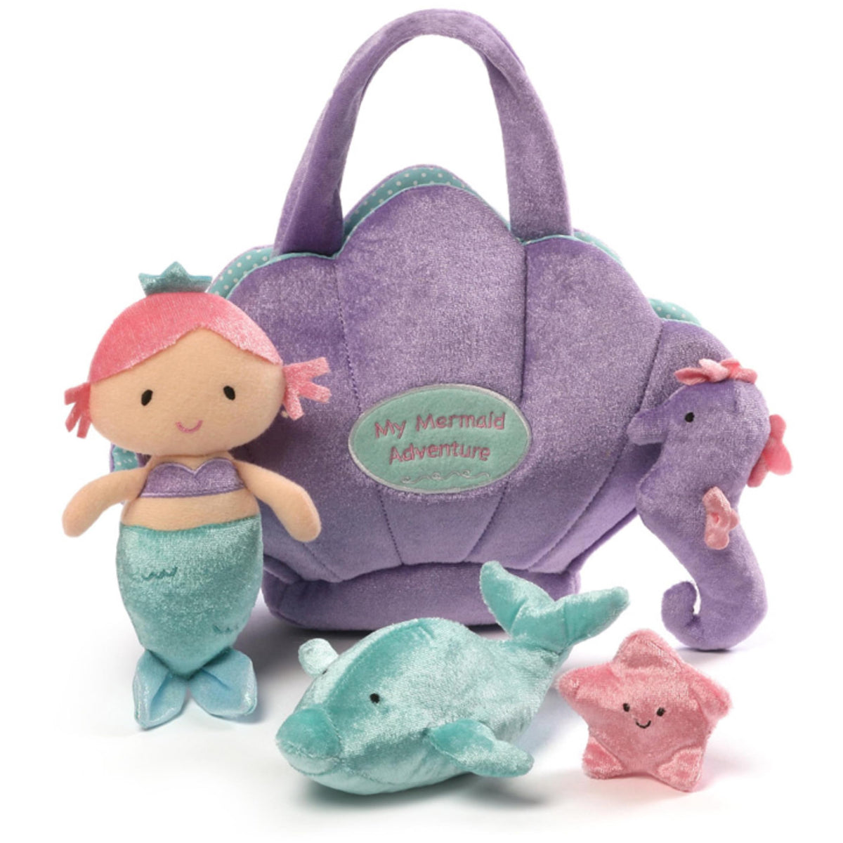 GUND Baby My First Purse 5-Piece Sensory Plush Toy Playset for Babies
