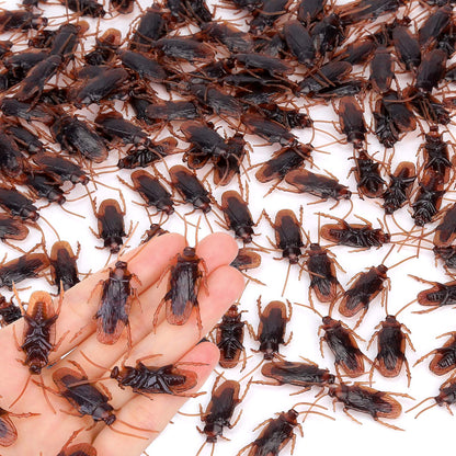 Riomeira Premium Fake Cockroaches, Realistic Lifelike Faux Roaches