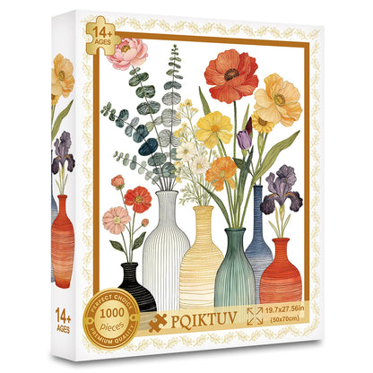 1024 Piece Puzzle for Adults, Four Seasons Window View