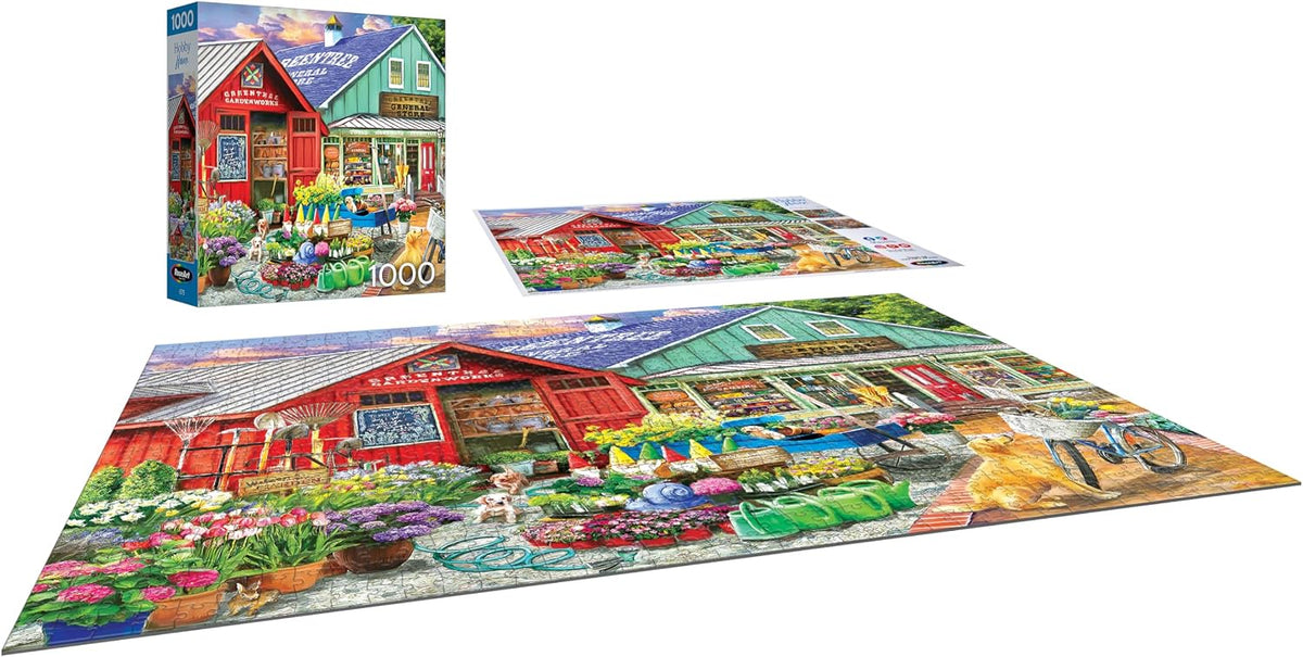 RoseArt Hobby Haven Greentree Garden Center 1000 Piece Jigsaw Puzzle