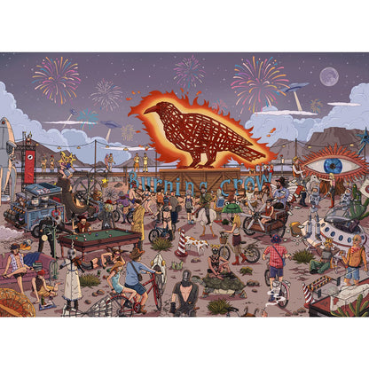 HUADADA Puzzles for Adults 1000 Pieces-Rabbit House Puzzles