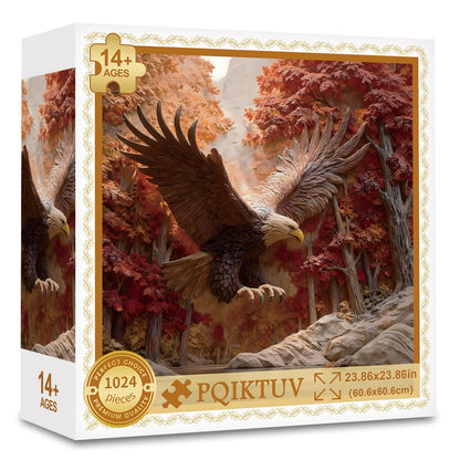 1024 Piece Puzzle for Adults, Four Seasons Window View