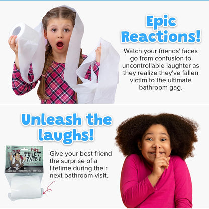 Laughing Smith - No Tear Prank Toilet Paper - Novelty Gag Roll