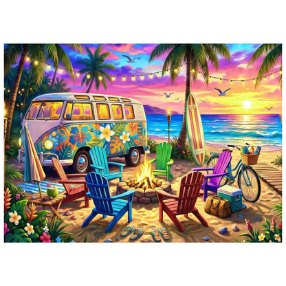 Starry Aurora Lake Puzzles for Adults 1000 Pieces,Interlocking No Dust