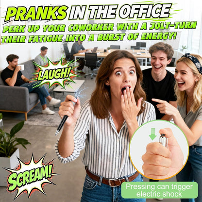 6-Piece Electric Shock Prank Toy Set Featuring Three Types of Electric Shocking Methods. It Makes Your Friends tremble Suddenly and can add Humor to Any Party.