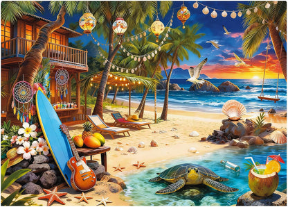 Beach House Puzzles for Adults 1000 Pieces