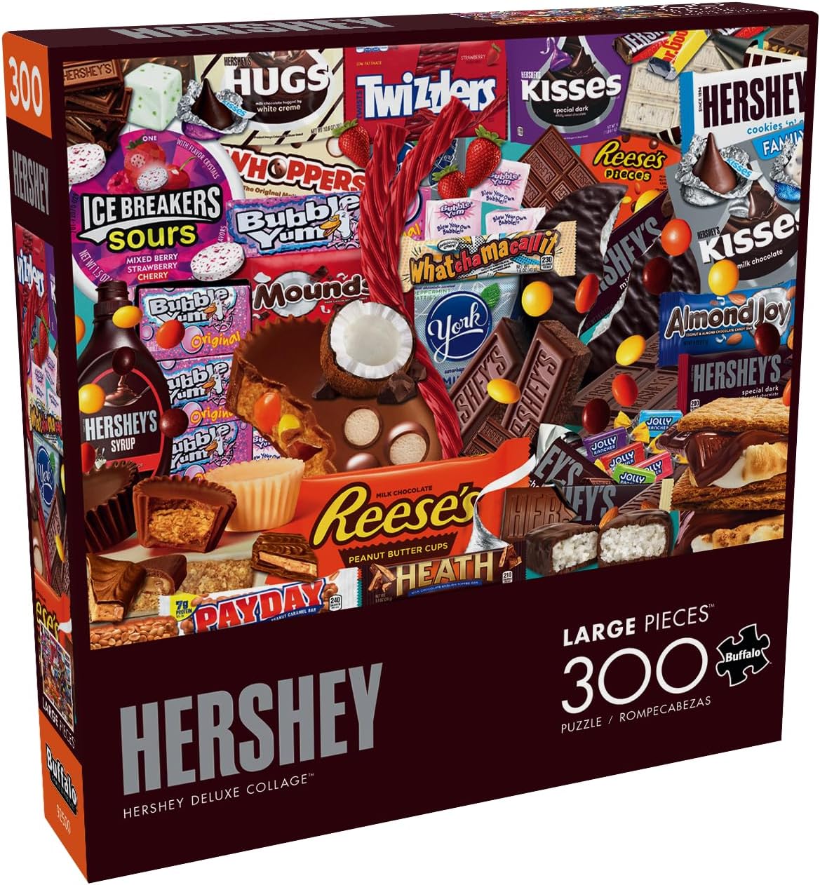 Buffalo Games Hershey Deluxe Collage 300 Piece Jigsaw Puzzle for Adults