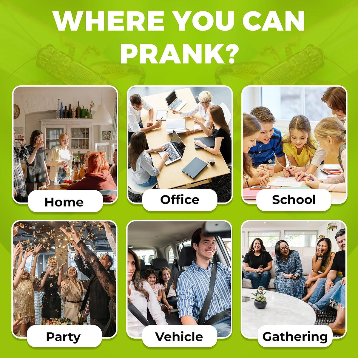 Frickin' Cricket Hidden Noise Maker Sound Device Prank, Funny Chirp Gag