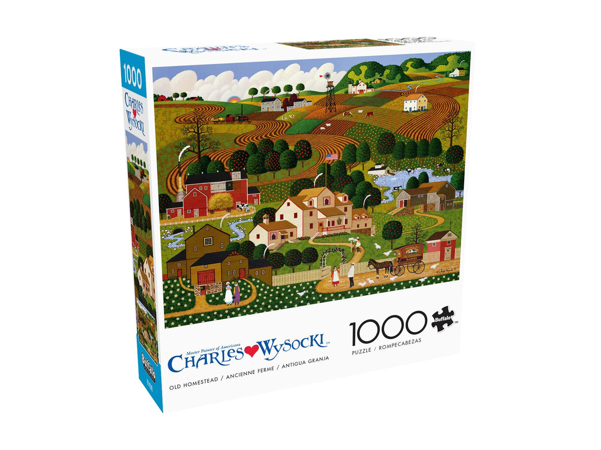 Buffalo Games - Charles Wysocki Know It All - 1000 Piece Puzzle for Adults