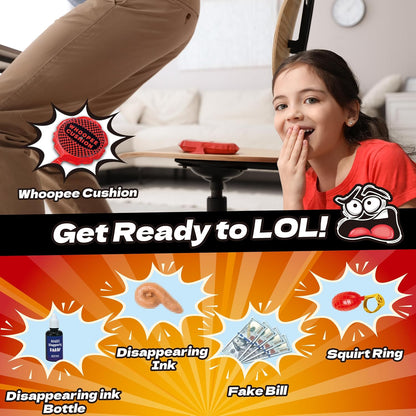 wookidel Prank Kit, 25 PCS Prank Stuff for Kids