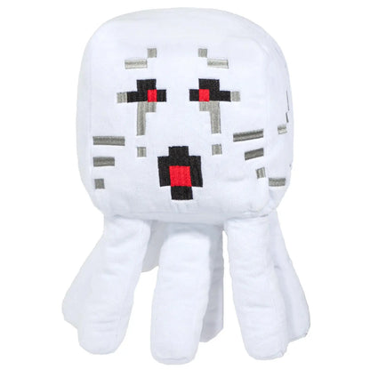 Jay Franco Minecraft Polyester Fuzzy Pillow Buddy - Soft Plush Unisex Collectable Plush Stuffed Animal, 6x19x11 In, Features Wolf, Tuxedo Cat, Axolotl, Chicken Jockey, Home & Travel Gift, Room Decor with Playful Look