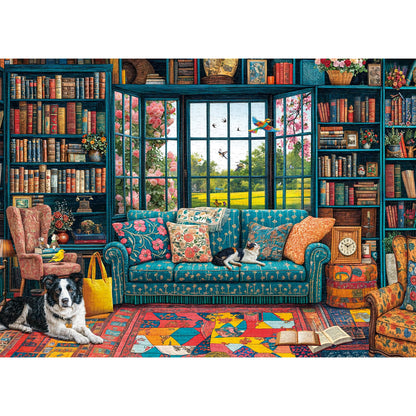 Puzzles for Adults 1000 Pieces, Romantic Street Scene Jigsaw Puzzle with 1:1 HD Poster, Perfect Interlocking No Dust, Stress Relief Ideal Gift for Family Games