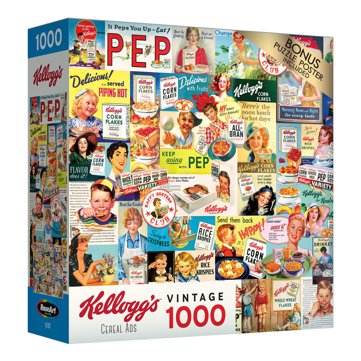 RoseArt - Kellogg's - Cereal Favorites Modern - 1000 Piece Jigsaw Puzzle