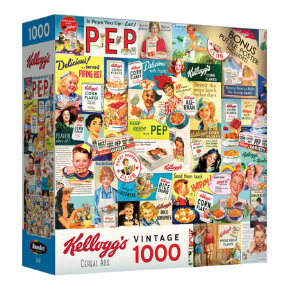 RoseArt - Kellogg's - Cereal Favorites Modern - 1000 Piece Jigsaw Puzzle