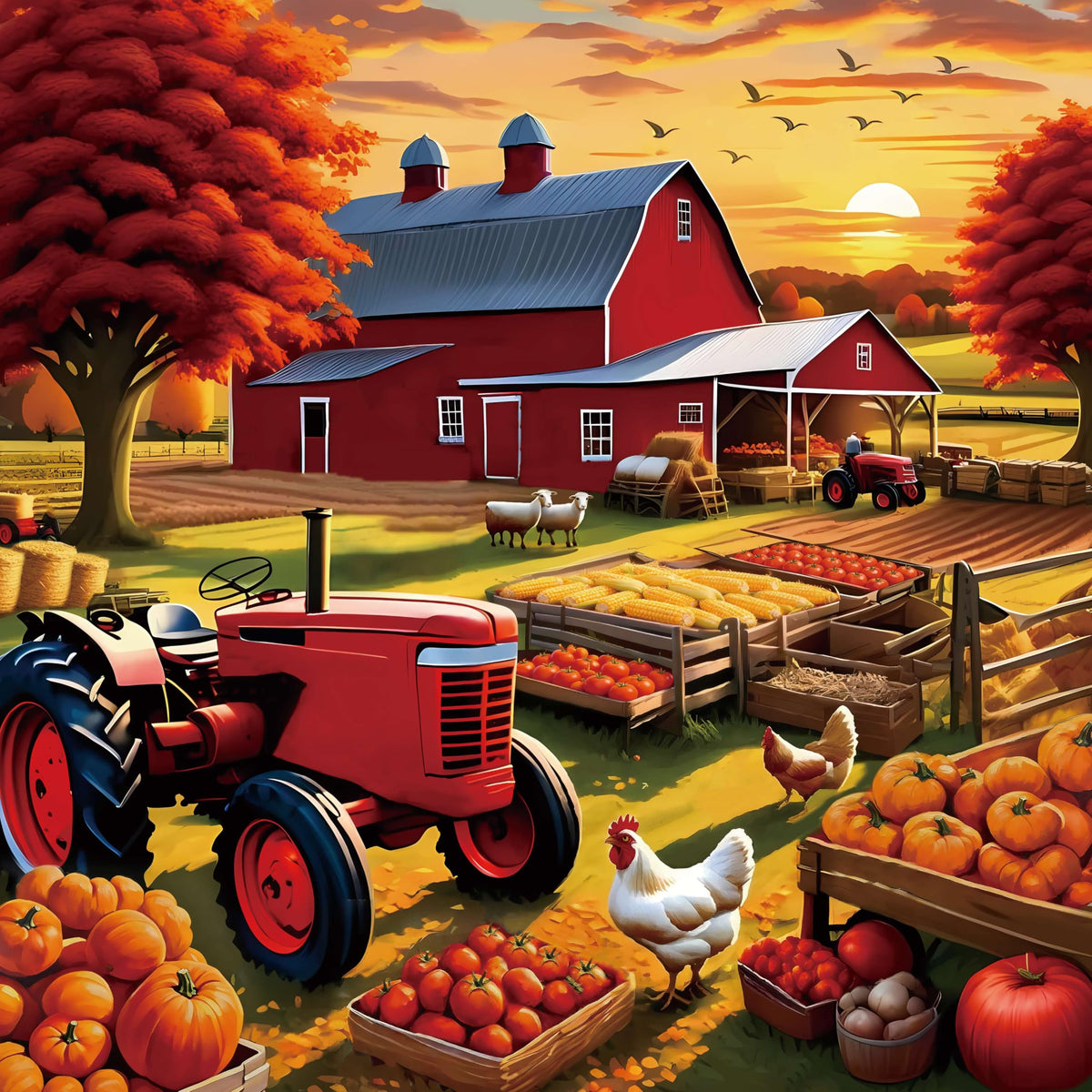 Riverside Terrace 1000 Piece Jigsaw Puzzle for Adults