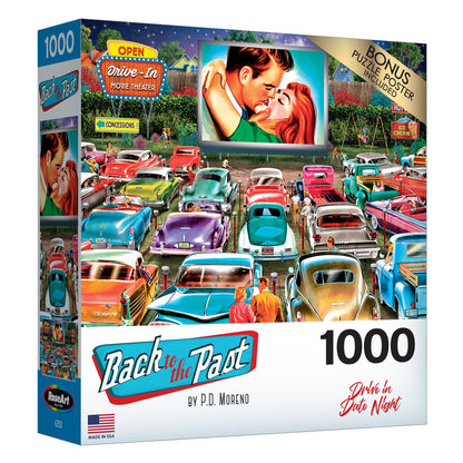 RoseArt - Back to The Past - Ice Cream Truck Day - 1000 Piece Jigsaw Puzzle for Adults