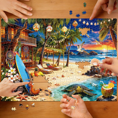 Beach House Puzzles for Adults 1000 Pieces
