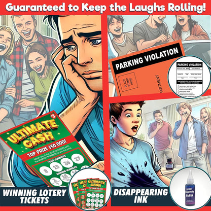 BLOONSY Prank Kit for Teens and Adults, 22 Practical Jokes and Prank Toys