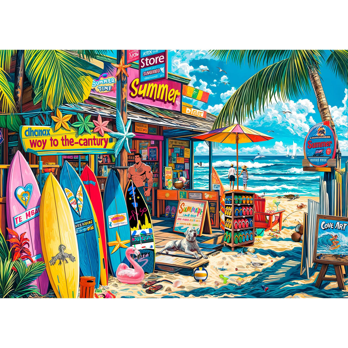 Puzzles for Adults 1000 Pieces, Romantic Street Scene Jigsaw Puzzle with 1:1 HD Poster, Perfect Interlocking No Dust, Stress Relief Ideal Gift for Family Games
