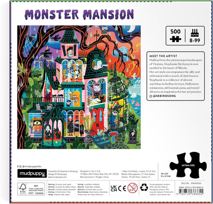 Mudpuppy - Monster Mansion 500 Piece Jigsaw Puzzle