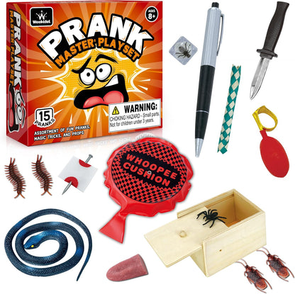 wookidel Prank Kit, 25 PCS Prank Stuff for Kids