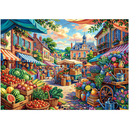 Vintage Paint Hummingbird Flower 1000 Piece Puzzles for Adults