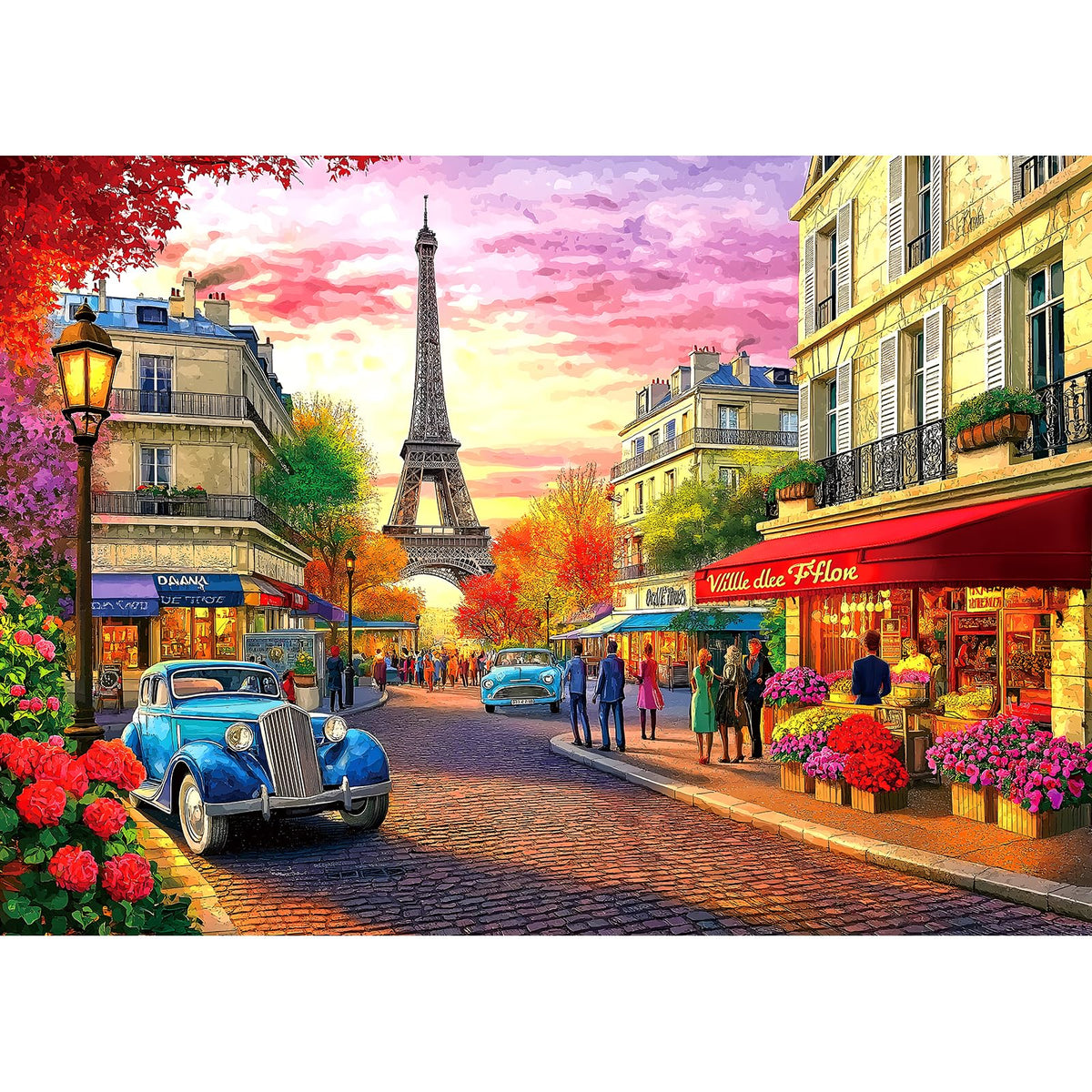Halloween Haunted House 1000 Piece Jigsaw Puzzle for Adults Spooky Ghosts & Pumpkins Gothic Mansion Challenging 1000-Piece Puzzle with Poster - Fun Adult Puzzle Game for Game Night (27"x20")